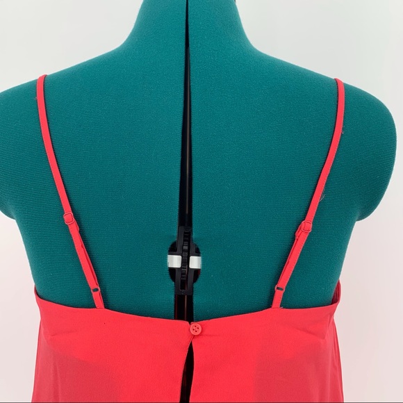 French Connection Crepe Light Azalea Pleated Hem Cami NWT, Medium - Picture 7 of 16